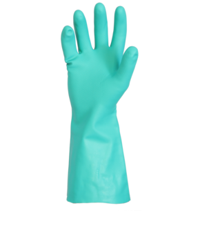 Huishoudhandschoen_Latex_Groen_Dimensio