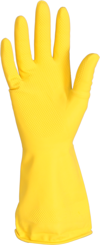 PDB_Huishoudhandschoen_Latex_Geel_Dimensiokopie